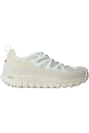 Moncler Sko, Herre, Hvid, 41 EU, Uld, Trailgrip Low-Top Sneakers