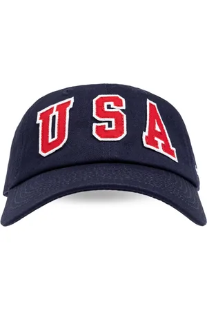 Sporty & Rich Tilbehør, Dame, Blå, ONE SIZE, Bomuld, USA Hat