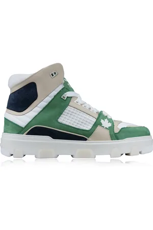 Dsquared2 Sko, Herre, Flerfarvet, 39 EU, Læder, High Top Lace-Up Sneakers