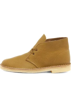 Clarks Sko, Herre, Brun, 42 EU, Læder, Desert Støvler