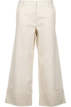 Moncler Bukser, Dame, , S, Bomuld, Wide Leg Pants