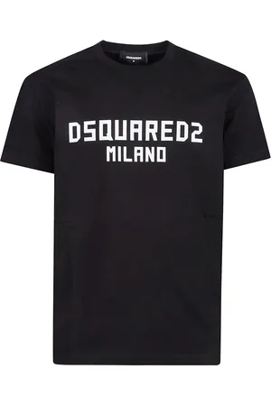 Dsquared2 Top, Herre, Sort, M, Uld, Stilfuld Cool Fit T-Shirt