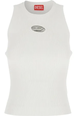 Diesel Top, Dame, Hvid, L, Polyester, M-Caddix Top