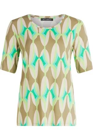 Betty Barclay Top, Dame, Flerfarvet, 3XL, Uld, Grafisk Print Basic T-shirt