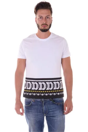 VERSACE Top, Herre, Hvid, M, Bomuld, Jersey Bomuld Sweatshirt