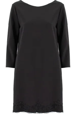 ERMANNO SCERVINO Kjole, Dame, Sort, XS, Læder, Kort Kjole