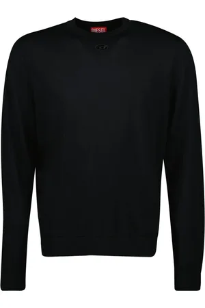 Diesel Sweathshirts & Hoodies, Herre, Sort, S, Uld, K-Valiam Wool Slim Fit Sweater