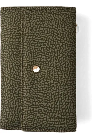 Borbonese Tilbehør, Dame, Grøn, ONE SIZE, Uld, Classica Wallet