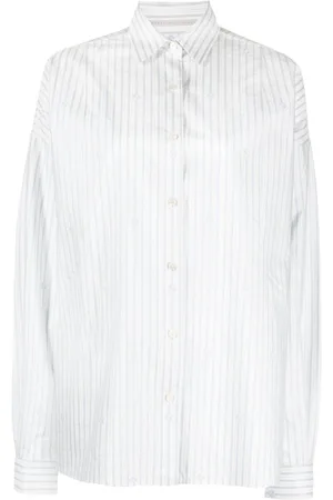 Stella McCartney Bluser & Skjorter, Dame, Hvid, M, Bomuld, Casual bomuldsskjorte