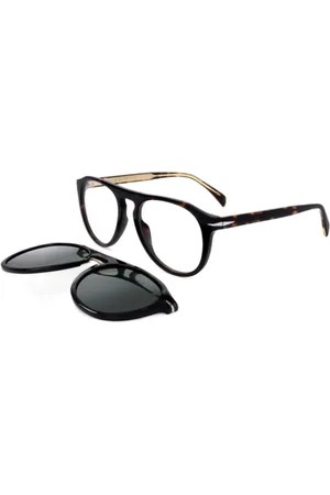 DB EYEWEAR BY DAVID BECKHAM Tilbehør, unisex, Sort, ONE SIZE, Uld, Stilfulde solbriller i grå