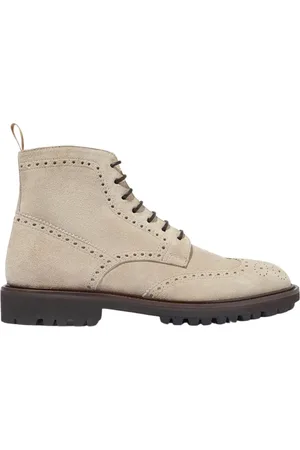 Scarosso Sko, Herre, , 42 EU, Suede, Thomas Sand Suede Snørestøvle