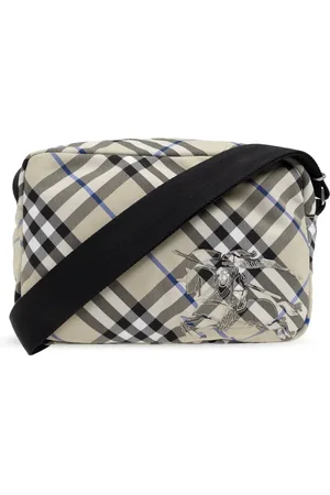 Burberry Taske, Herre, Grå, ONE SIZE, Uld, Essential Skuldertaske