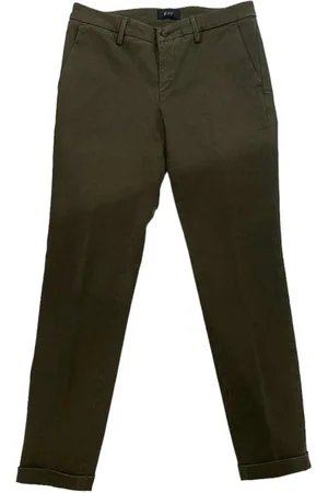 FAY Bukser, Dame, Grøn, W29, Bomuld, Chinos Bukser