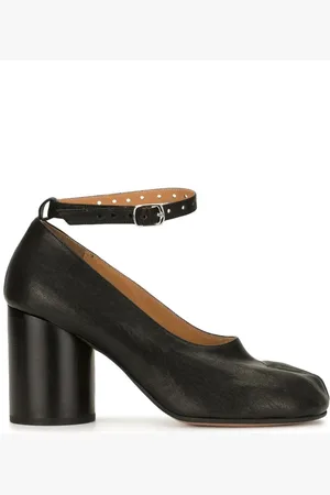 Maison Margiela Sko, Dame, Sort, 36 EU, Elegante sorte mid-hæl pumps