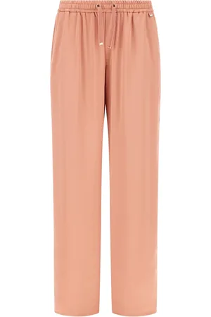 HERNO Bukser, Dame, Lyserød, XS, Uld, Elegant Twisted Crepe Bukser
