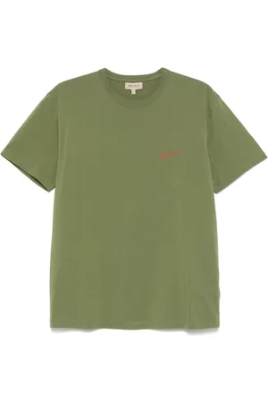 Woolrich Top, Herre, Grøn, 2XL, Grøn Crew Neck T-shirts og Polos
