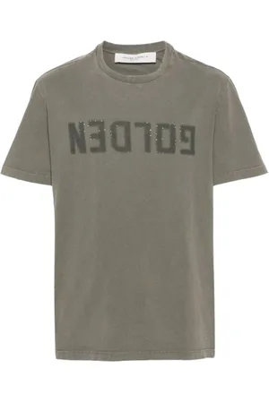Golden Goose Top, Herre, Grøn, XL, Bomuld, Casual bomulds T-shirt