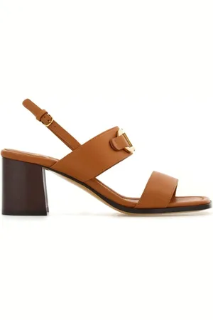Salvatore Ferragamo Sko, Dame, Brun, 36 1/2 EU, Uld, Højhælede sandaler