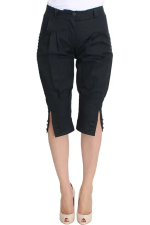 ERMANNO SCERVINO Shorts, Dame, Sort, 2XS, Bomuld, Chic Blå Bomulds Casual Bukser