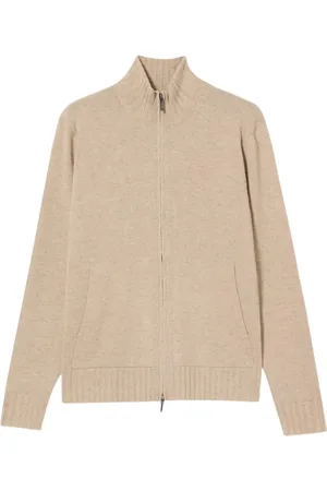 Brooks Brothers Strik, Herre, , S, Uld, Uld-Cashmere Zip Sweater