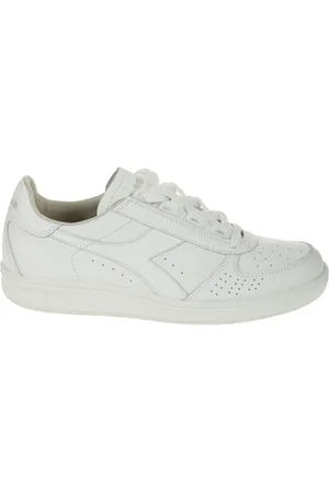 Diadora Sko, Herre, Hvid, 40 EU, Læder, Hvide Læder Sport Sneakers