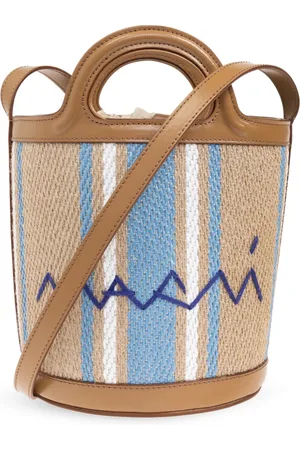 Marni Taske, Dame, Flerfarvet, ONE SIZE, Uld, Tropicalia Bucket Bag