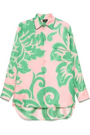 Etro Bluser & Skjorter, Dame, Flerfarvet, S, Blomstret Skjorte
