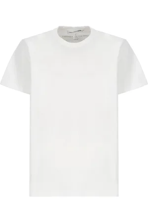 Comme des Garçons Top, Herre, Hvid, L, Bomuld, Rundhalset T-shirt