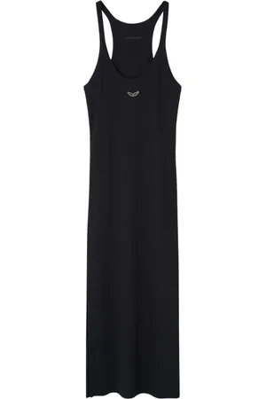 Zadig & Voltaire Kjole, Dame, Sort, S, Kjole med logo foran