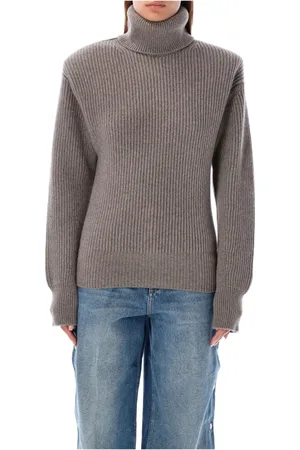 Stella McCartney Strik, Dame, Grå, M, Uld, Cozy Taupe Strik Aw24