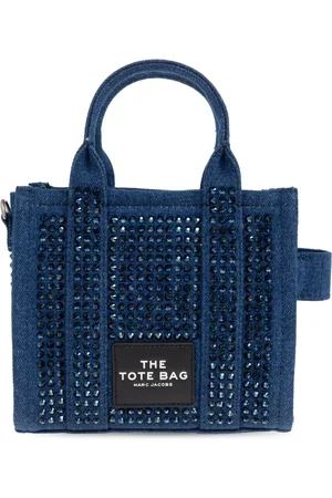 Marc Jacobs Taske, Dame, Blå, ONE SIZE, Denim, The Crystal Denim Crossbody Tote Bag