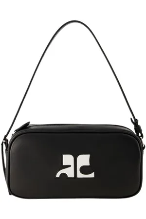Courrèges Taske, Dame, Sort, ONE SIZE, Uld, Reedition Baguette Zip-Up Skuldertaske