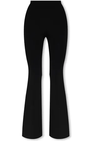 Stella McCartney Bukser, Dame, Sort, S, Wide Leg Stribede Bukser