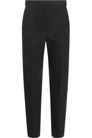 Brunello Cucinelli Bukser, Dame, Sort, 2XS, Uld, Sort Monil Plissé Bukser
