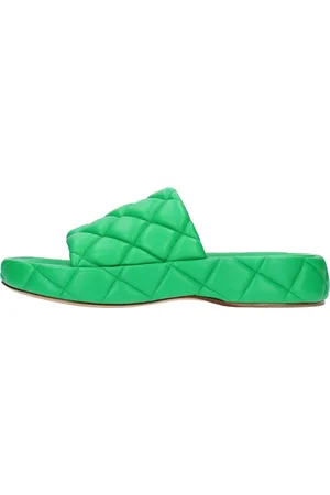 Bottega Veneta Sko, Herre, Grøn, 41 EU, Læder, Polstrede sandaler