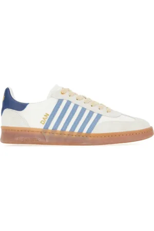 Dsquared2 Sko, Herre, Flerfarvet, 41 1/2 EU, Læder, Boxer Lace-Up Sneakers