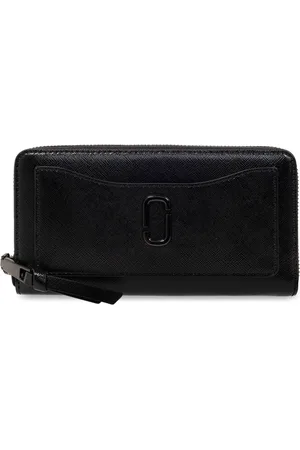 Marc Jacobs Tilbehør, Dame, Sort, ONE SIZE, Læder, Wallet med logo