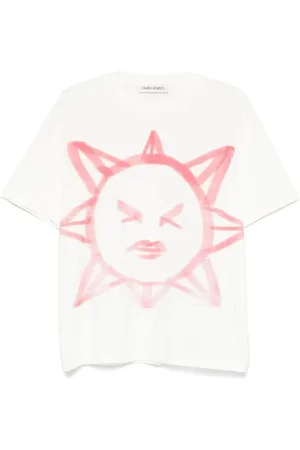 OUR LEGACY Top, Herre, Hvid, L, Uld, Stilfulde T-shirts og Polos