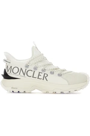 Moncler Sko, Dame, Hvid, 40 EU, Polyester, Trailgrip Lite 2 Sneakers