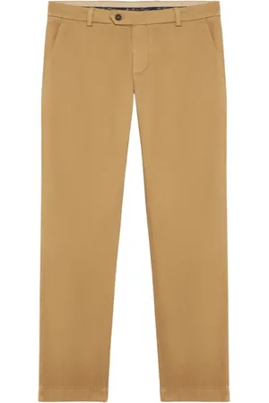 Brooks Brothers Bukser, Herre, Brun, W31, Bomuld, Camel-farvede stretch bomuldschinos