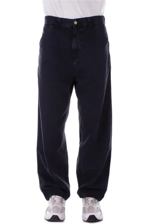 Carhartt Bukser, Herre, Sort, M, Bomuld, Sort Logo Bukser med Lommer