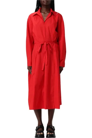 Marni Kjole, Dame, Rød, XS, Uld, Elegant Sort Kjole til Kvinder