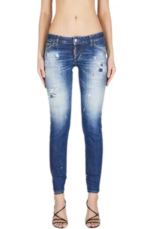 Dsquared2 Jeans, Dame, Blå, XS, Bomuld, Jennifer Jeans