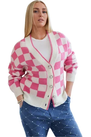 Crās Strik, Dame, Lyserød, XL, Uld, Rositta Cardigan