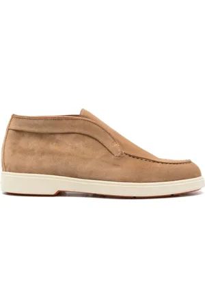 santoni Sko, Dame, Brun, 38 EU, Lysebrun ruskind desert støvle