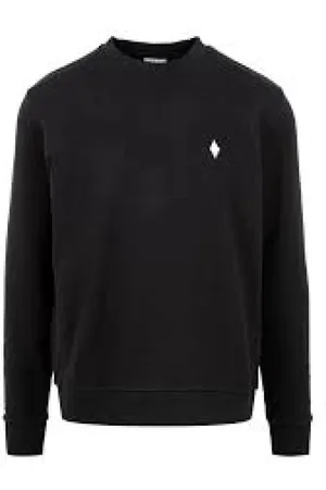 MARCELO BURLON Sweathshirts & Hoodies, Herre, Sort, S, Bomuld, Trænings T-shirt
