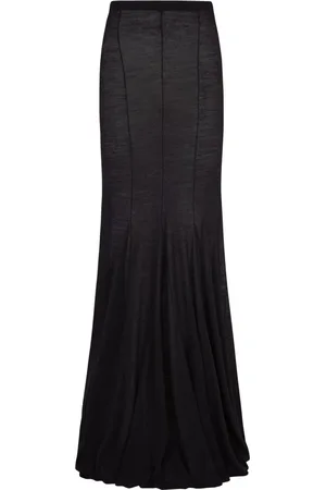 Cortana Nederdel, Dame, Sort, S, Uld, Jenna Uld Maxi Nederdel