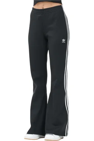 adidas Bukser, Dame, Sort, XL, Uld, Sort Flared 3-Stripes Sporty Bukser
