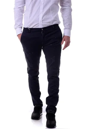 D.A. Daniele Alessandrini Jeans, Herre, Blå, W33, Denim, Klassiske Denim Jeans
