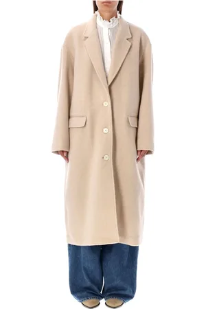 Isabel Marant Frakke, Dame, , XS, Uld, Uldblanding Lang Frakke